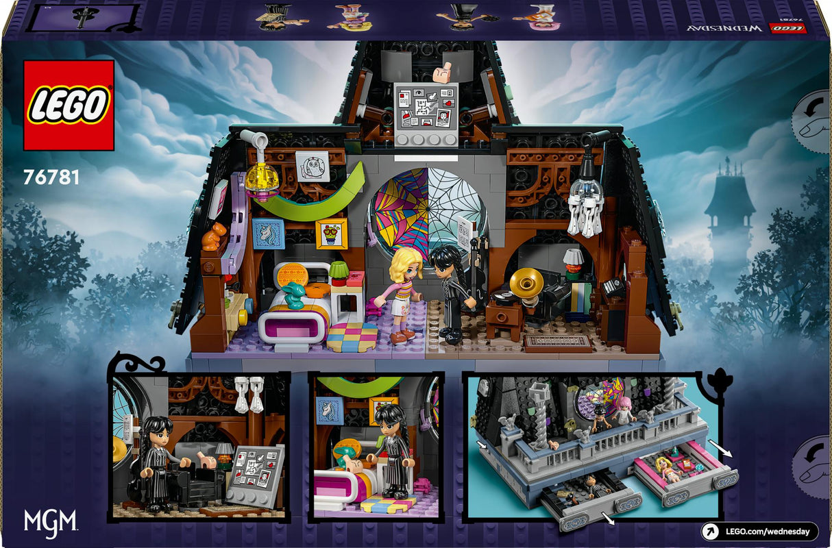 LEGO 76781 Wednesday - Wednesday and Enid's Dorm Room LEGO