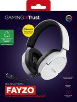 TRUST GXT491W FAYZO TRÅDLØS HEADSET - HVID