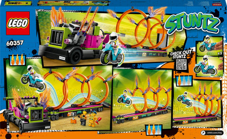 LEGO 60357 City Stunt Truck with Fire Tire Challenge LEGO