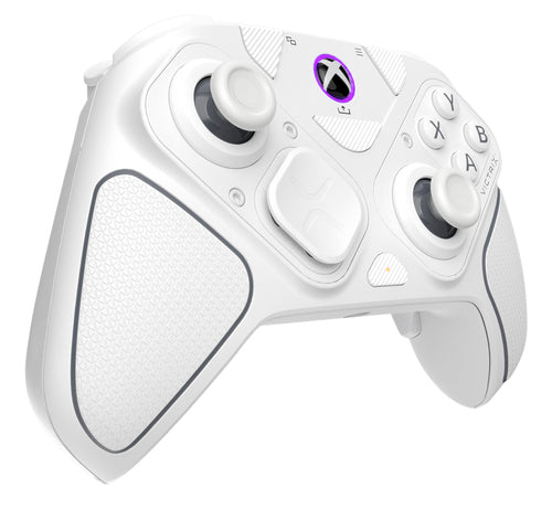 Turtle Beach Victrix Pro BFG Reloaded – Xbox/PC – Hvid – controller skråt fra modsatte side
