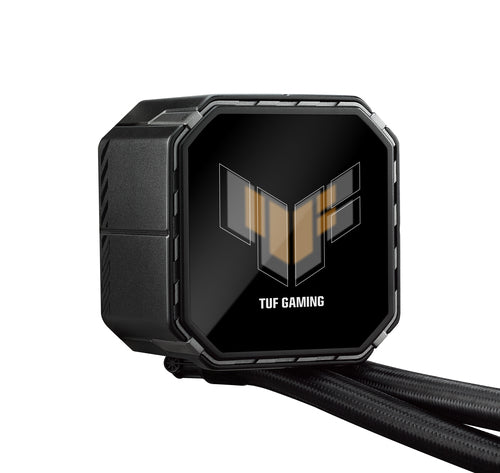ASUS TUF Gaming LC III 360 ARGB LCD – set forfra (vinkel 5)