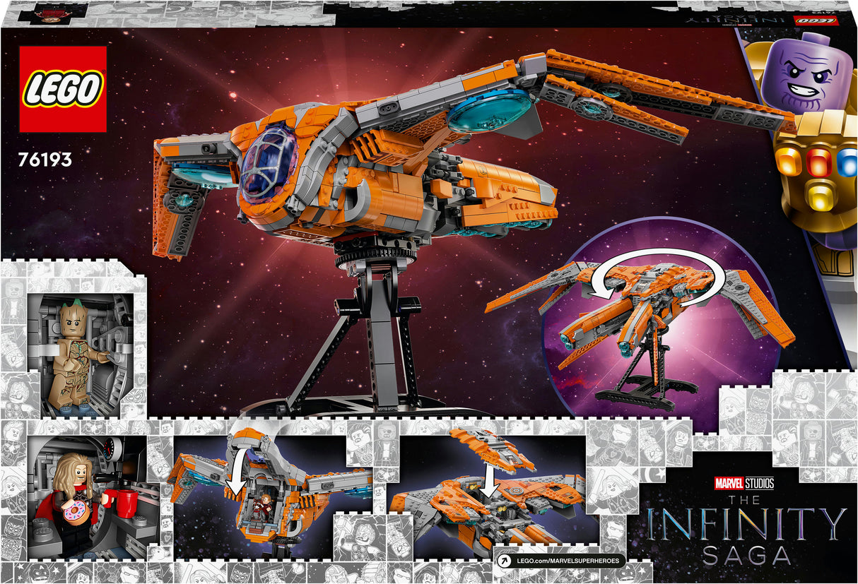 LEGO 76193 Marvel Super Heroes The Guardian Ship, construction toy - 76193 LEGO