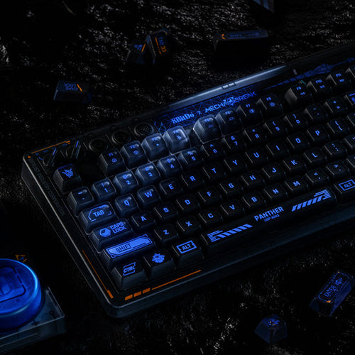 8BitDo Retro 87 Mecha Break – mekanisk tastatur, engelsk – Lys og keycaps