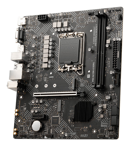MSI PRO H610M-G DDR4 bundkort - LGA1700, micro-ATX - visning 3