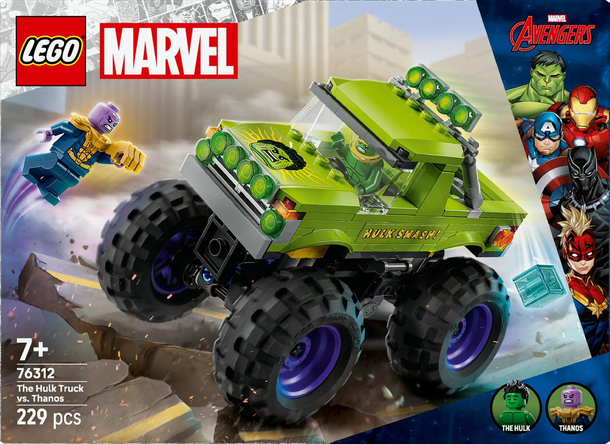 LEGO 76312 Marvel Super Heroes Marvel Hulk Truck vs. Thanos LEGO