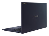 ASUS ExpertBook B9 OLED B9403CVAR-PP1735X – set bagfra (vinkel 4); tastaturlayout illustrativt