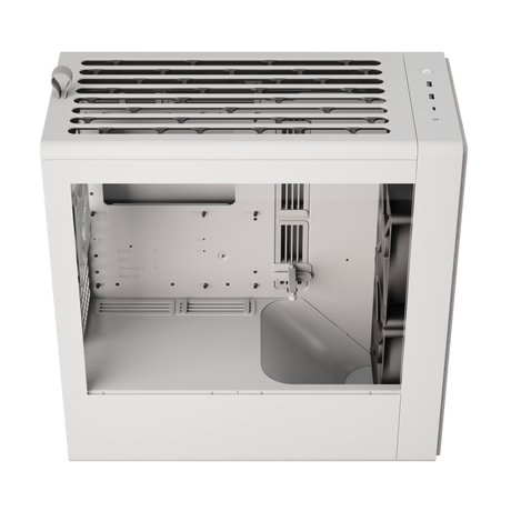 HAVN BF 360 – White Mid Tower kabinet med høj airflow og minimalistisk design HAVN