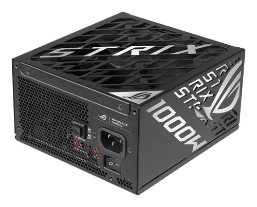 ASUS ROG Strix 1000W Platinum – sort ROG Equalizer-strømforsyning med modulære kabler