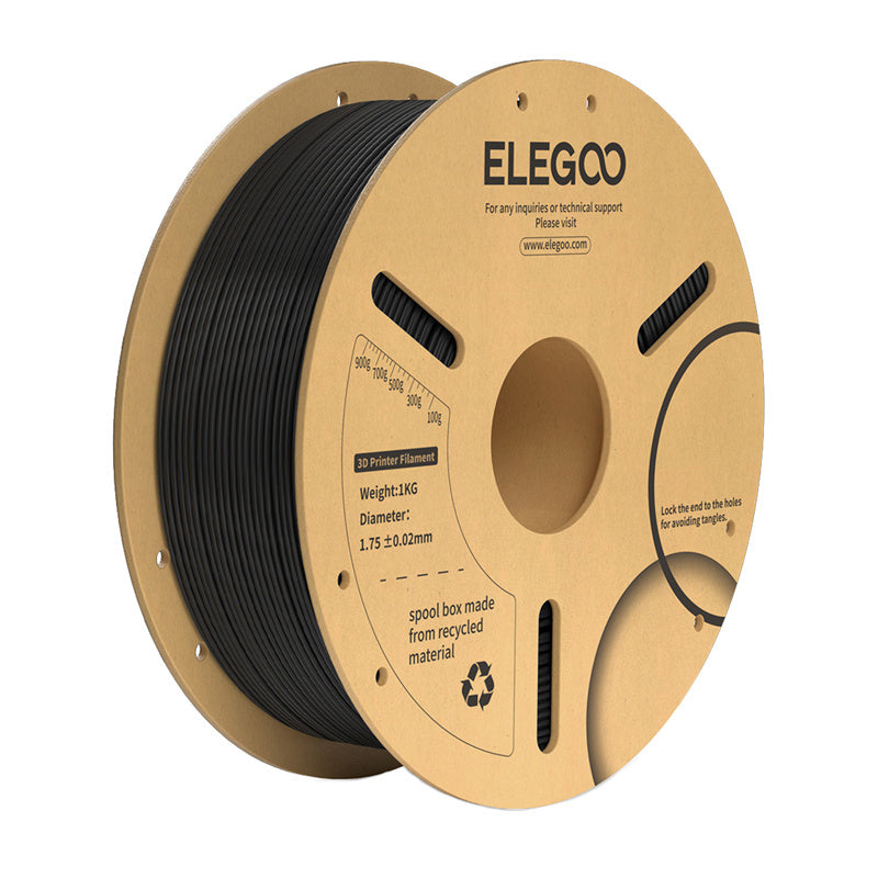 Elegoo PLA+ filament – sort, 1 kg