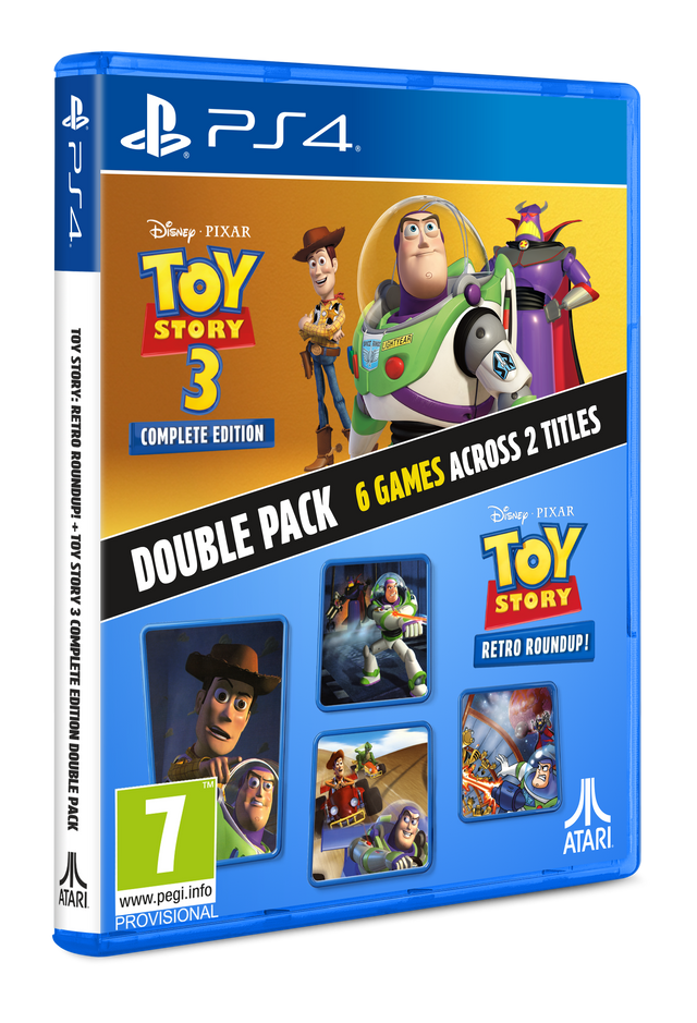 Toy Story: Retro Roundup! + Toy Story 3 Complete Edition Double Pack – PlayStation 4 – spilomslag
