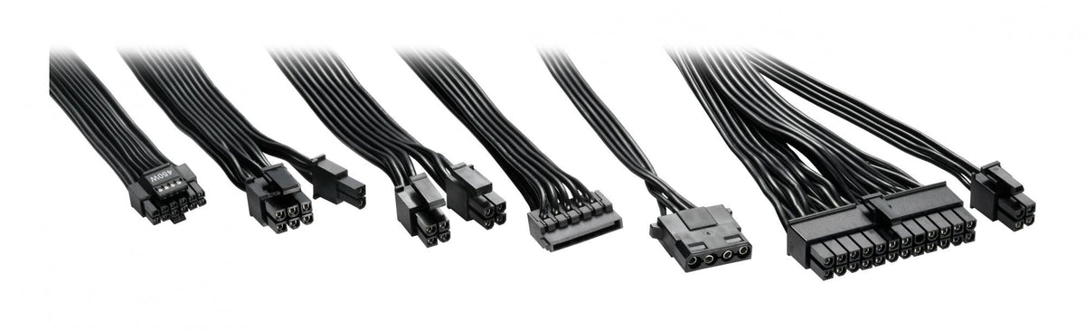 Sharkoon Rebel P20 SFX 1000W Black SFX 12V 4.1 Cybenetics Platinum 12V-2x6 600W Fully Modular Zero RPM Power Supply Sharkoon