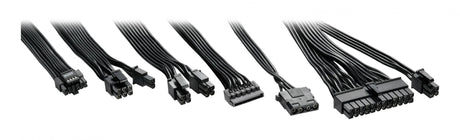 Sharkoon Rebel P20 SFX 1000W Black SFX 12V 4.1 Cybenetics Platinum 12V-2x6 600W Fully Modular Zero RPM Power Supply Sharkoon