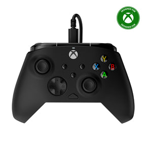 Turtle Beach Rematch Core Wired – Xbox/PC-controller, sort – Sort controller med Xbox-logo