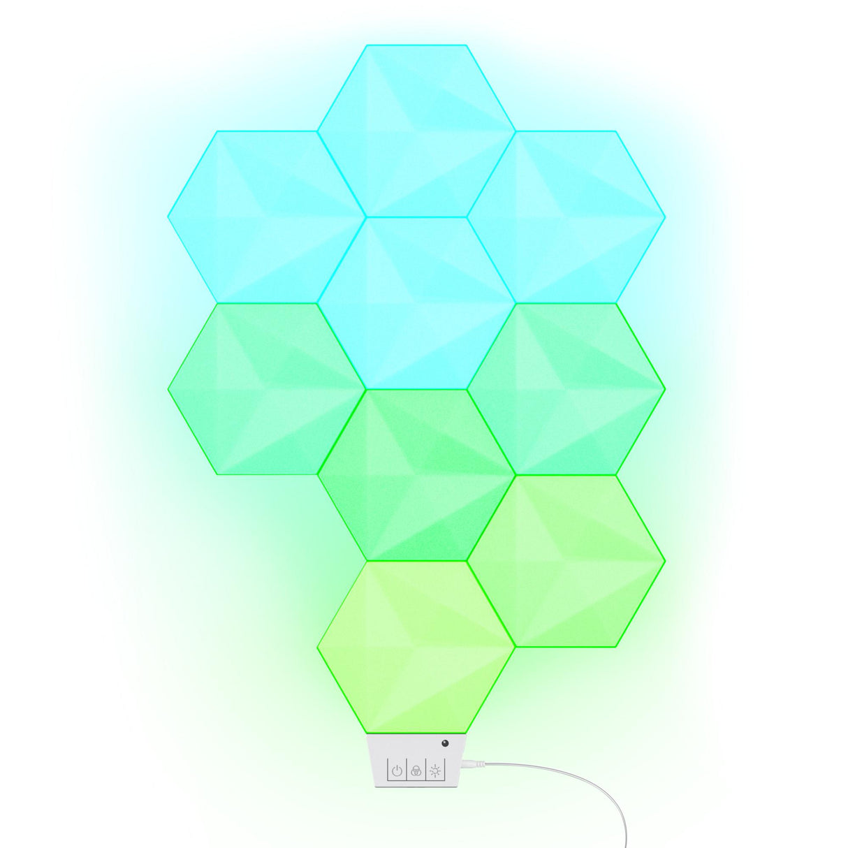 TRUST GXT902 VYBZ RGB HEXAGON LYS PANEL