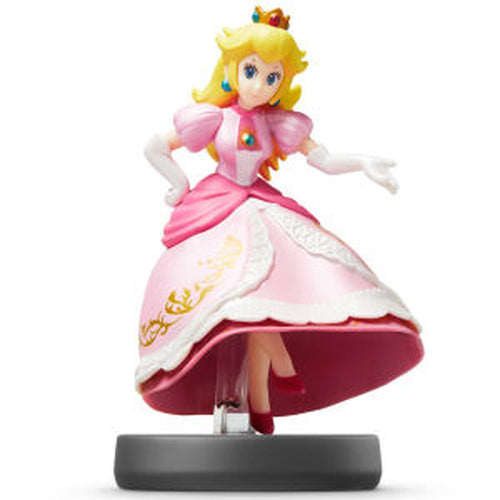 Peach No. 2 amiibo fra Super Smash Bros. med lyserød kjole