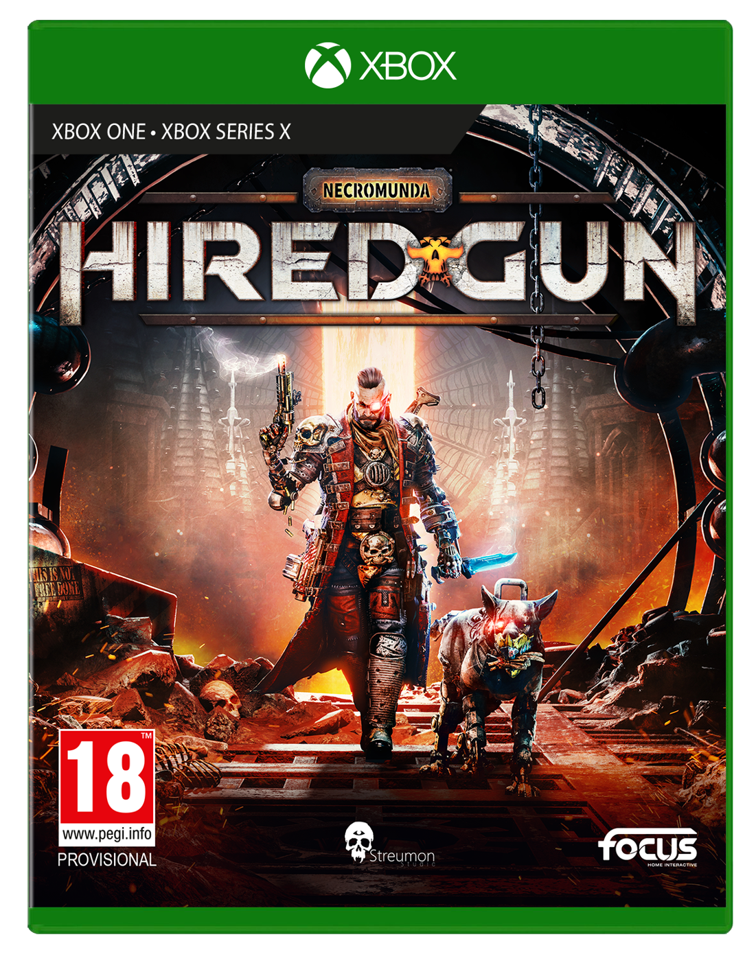 Necromunda: Hired Gun – Xbox One / Xbox Series X – forside