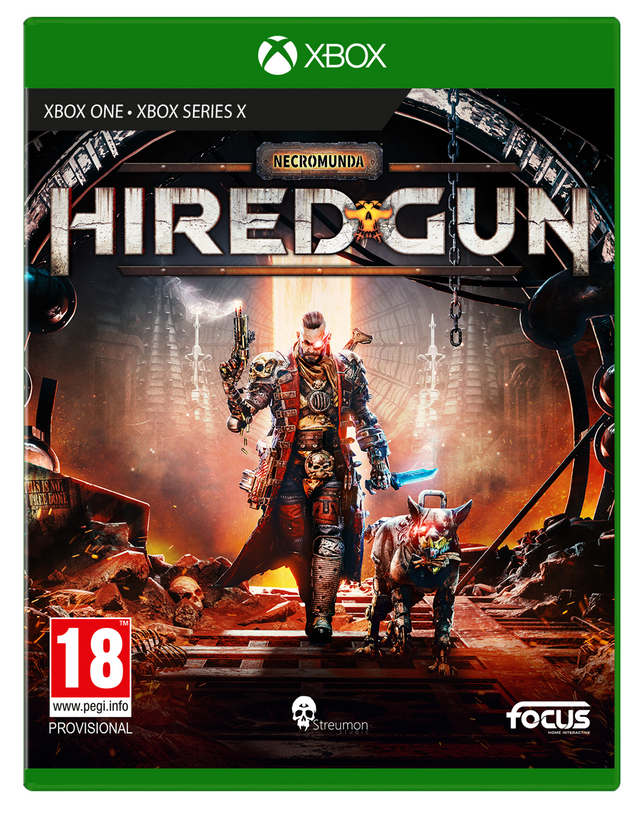 Necromunda: Hired Gun – Xbox One / Xbox Series X – forside