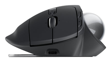 Logitech - MX Ergo S Advanced Wireless Trackball Black