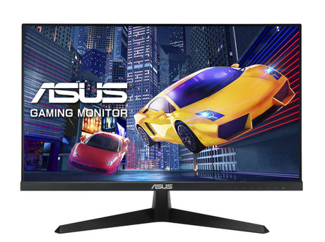 ASUS VY249HGR set forfra med spil på skærmen
