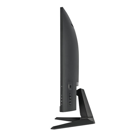 ASUS TUF Gaming VG32VQM5B – skærmens buede panel set fra siden