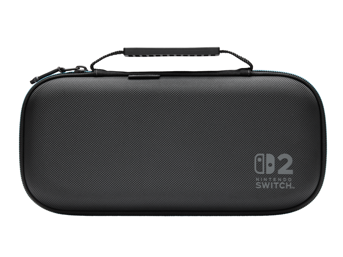 PowerA Protection Case Nintendo Switch 2 Sort – Sort beskyttelsesetui forfra