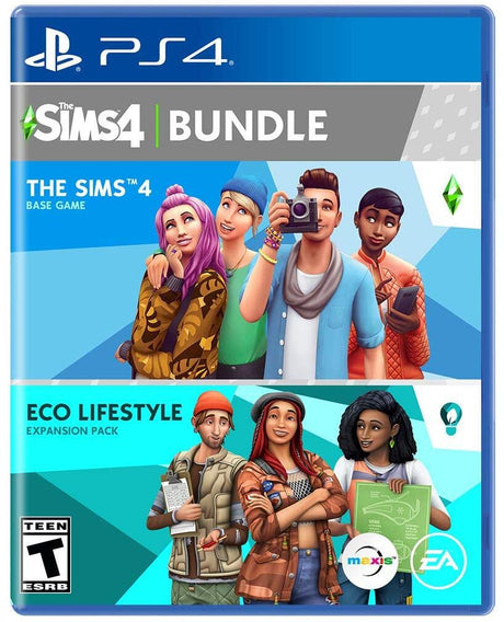 The Sims 4 + Eco Lifestyle Bundle (Import) – PlayStation 4 – spilomslag
