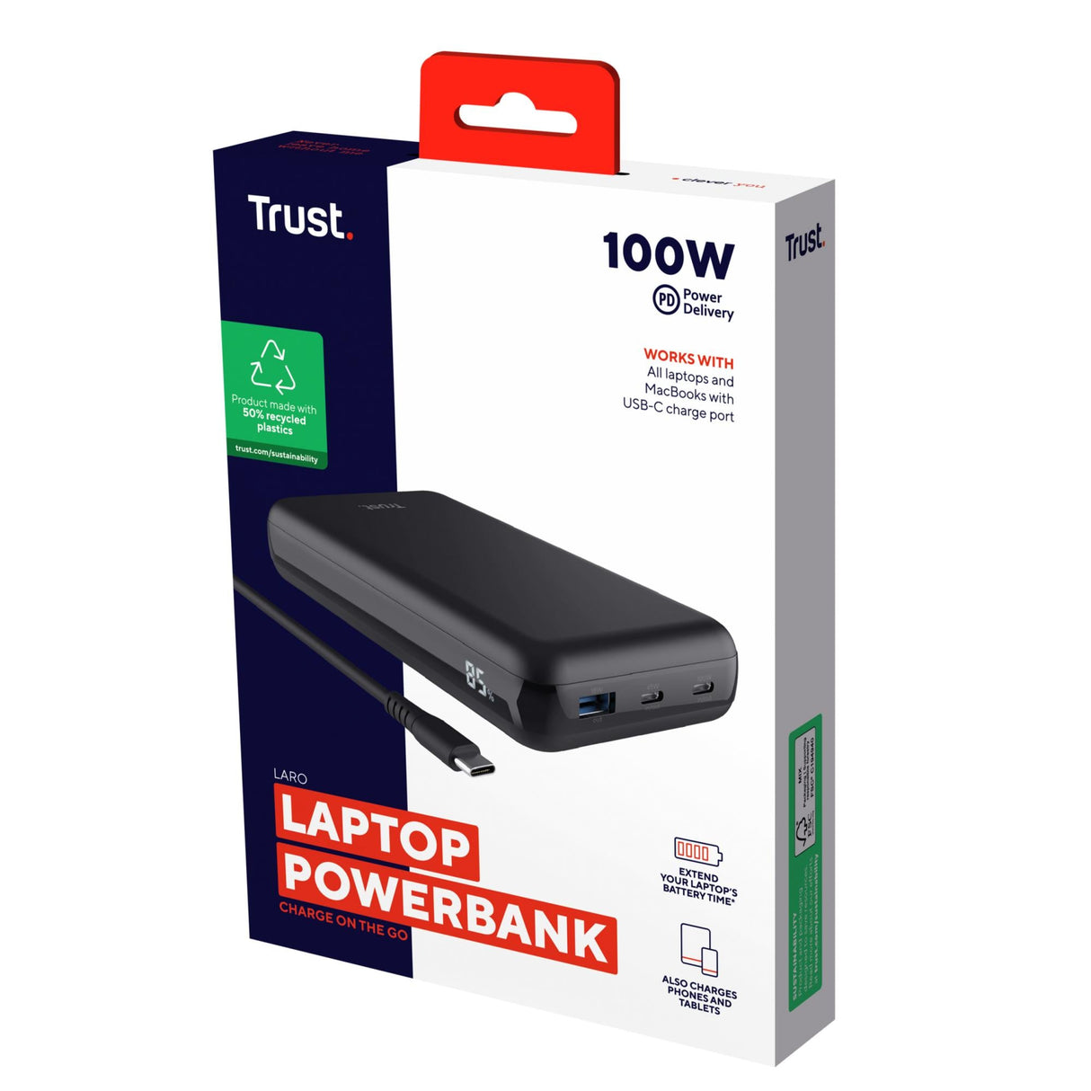 TRUST LARO 100W LAPTOP POWERBANK TRUST