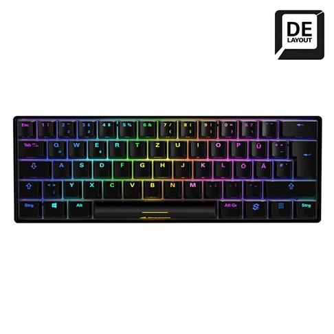 Sharkoon SKILLER SGK50 S4 tastatur – Kailh Brown, DE, sort
