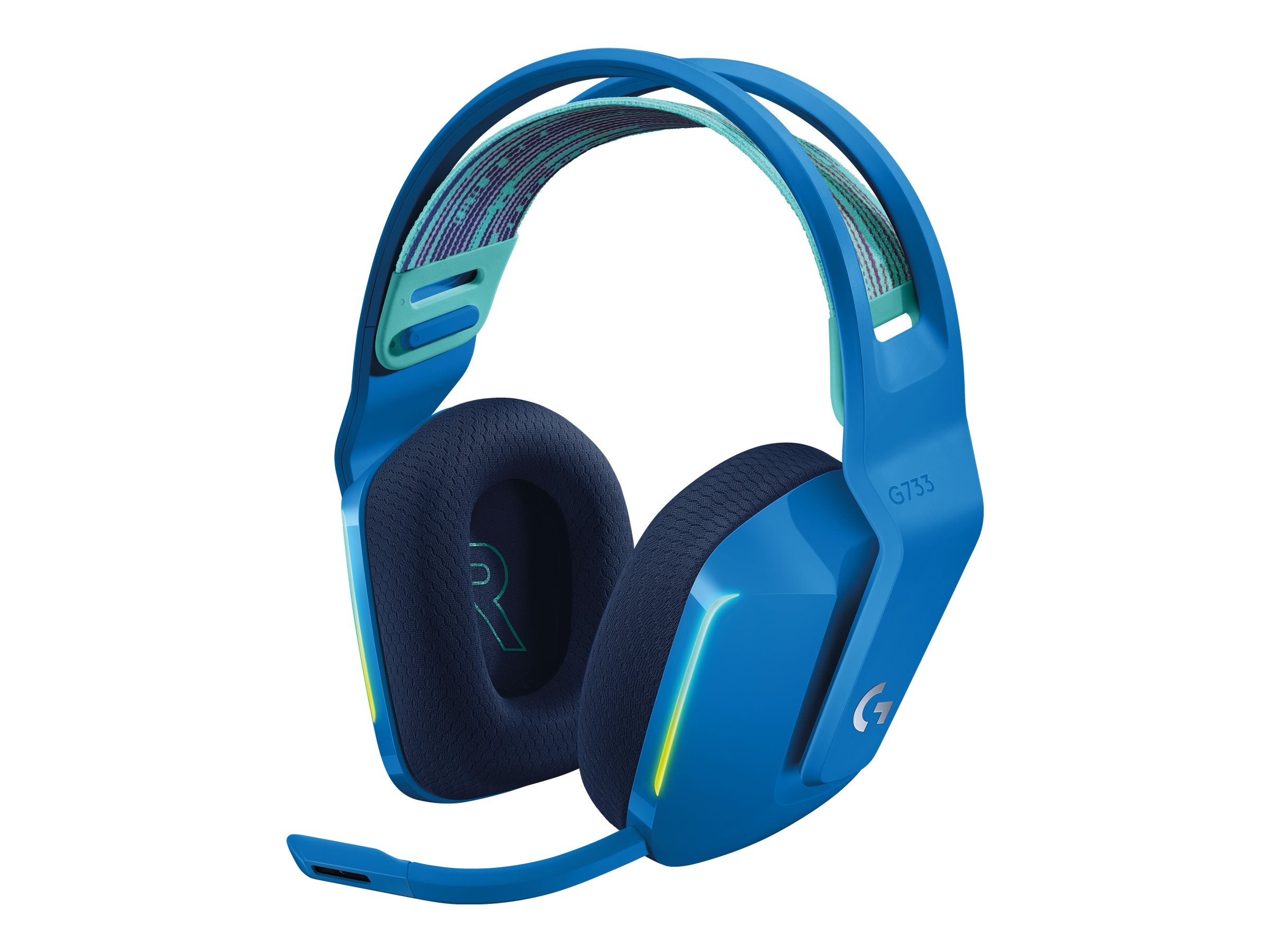 Logitech G G733 LIGHTSPEED Kabelloses RGB-Gaming-Headset, kabelloses Headset, Blau 