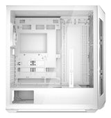 Sharkoon AK5G RGB White Panoramic Dual Tempered Glass 4x 120mm ARGB PWM Fans USB-C BTF ATX Gaming PC Case Sharkoon