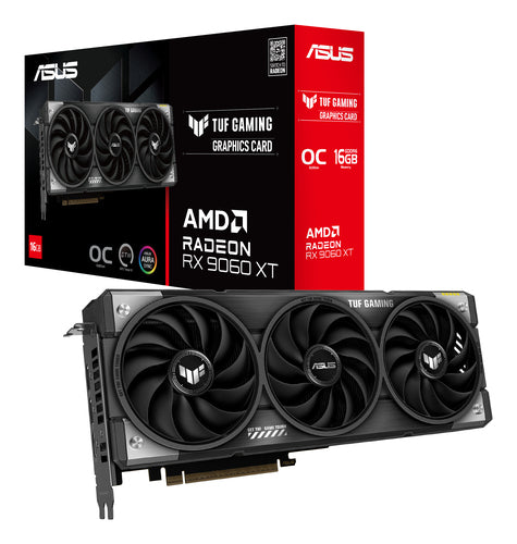 ASUS TUF Gaming TUF-RX9060XT-O16G-GAMING – vist i en samlet opsætning