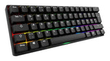 Sort Sharkoon SGK50 S4 Gen2 PBT-tastatur med RGB og tysk layout