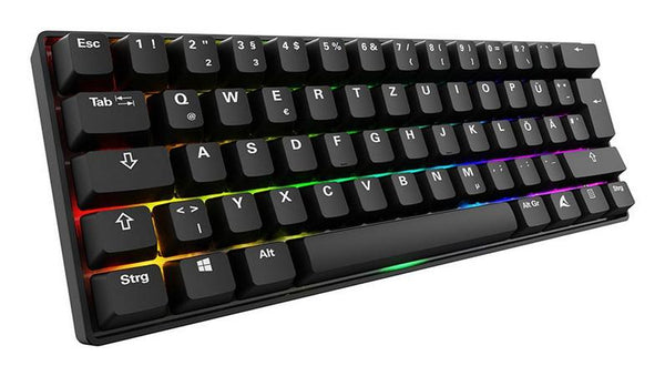 Sharkoon SKILLER SGK50 S4 Gen2 PBT tastatur – sort, DE, Gateron Yellow