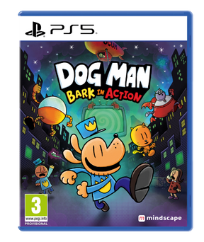 Dog Man: Bark in Action – PlayStation 5 – spilomslag