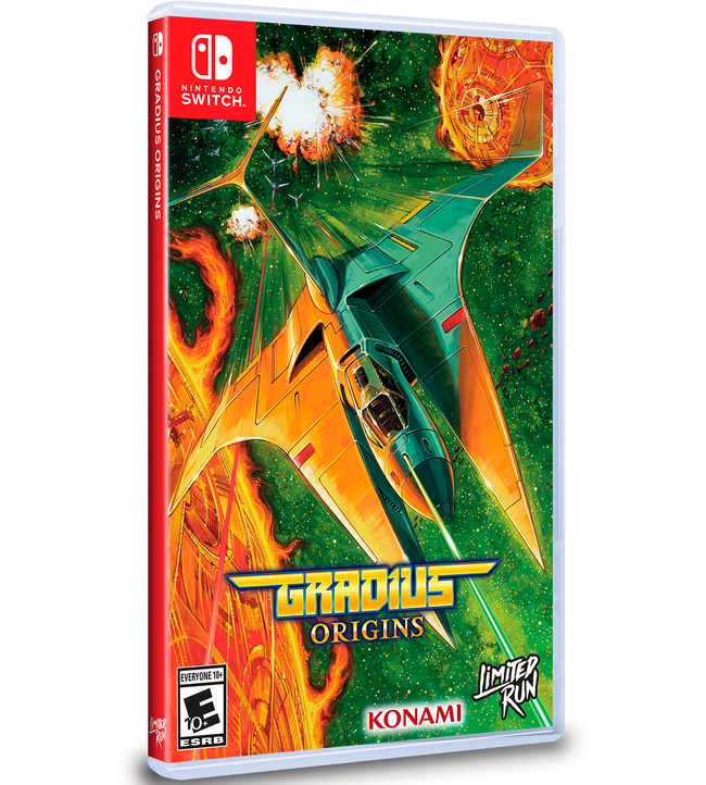Gradius Origins – Gradius II-omslag – Import – Nintendo Switch – spillets udgave