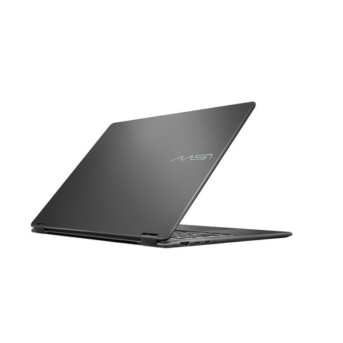 MSI Prestige 14 Flip AI+ D3MTG-002FR – bagside fra en anden vinkel