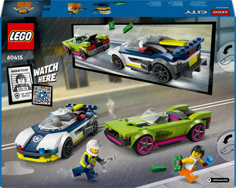 LEGO 60415 City Police Car and Muscle Car Chase, construction toy LEGO