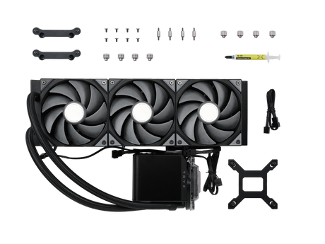 TRYX PANORAMA 360mm AIO Liquid Cooler Sort TRYX