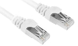 Hvidt Sharkoon Cat.6 S/FTP patchkabel med RJ45-stik