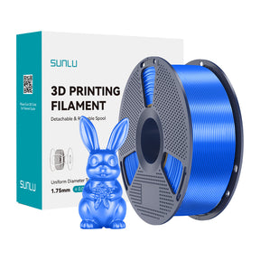 Sunlu PLA+ Silk filament – blå, 1,75 mm, 1 kg