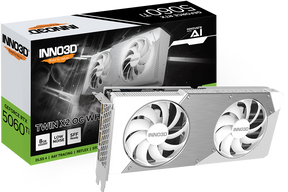 INNO3D GeForce RTX 5060 Ti TWIN X2 OC White – 8 GB GDDR7