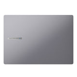 ASUS ExpertBook P3 PM3606CKA-MB0196X Copilot+ PC – lukket låg set ovenfra; tastaturlayout illustrativt