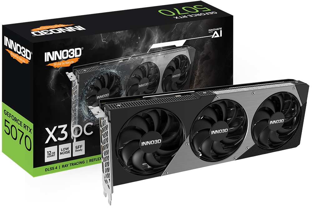 INNO3D GeForce RTX 5070 X3 OC – 12 GB GDDR7