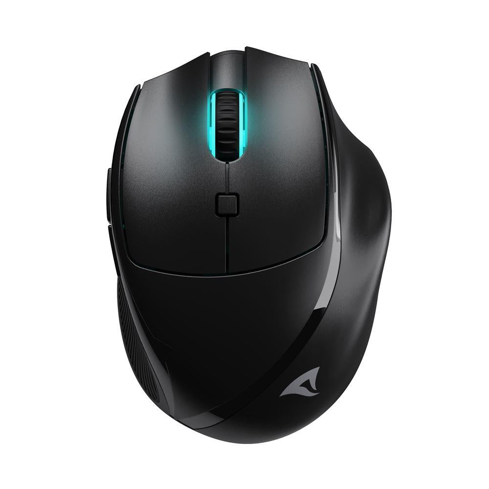 Sharkoon OfficePal M25W trådløs mus – sort, 4.000 DPI, USB-C – billede 2