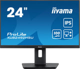 iiyama ProLite XUB2492HSU-B6 24 1920 x 1080 (Full HD) HDMI DisplayPort 100Hz Pivot Skærm Iiyama