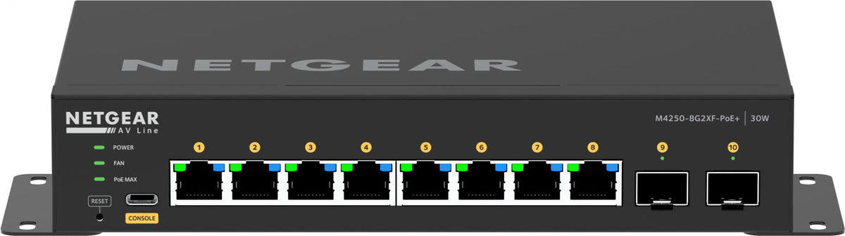 Netgear 10PT M4250-8G2XF-POE+ MANAGED SWCH Netgear International Limited