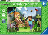 Ravensburger children's puzzle Minecraft - Steve and Alex (100 pieces) Ravensburger