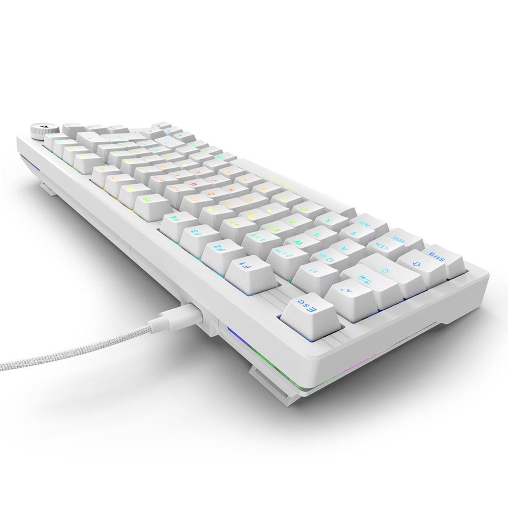 Sharkoon SKILLER SGK25 (white, DE layout, Huano Red) Sharkoon