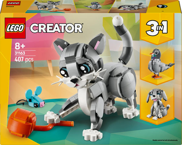 LEGO 31163 Creator 3-in-1 graue Katze