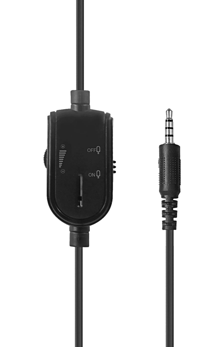 Speedlink - Metis Stereo Headset, 3,5mm Jack with Y-Adapter - Black Speedlink